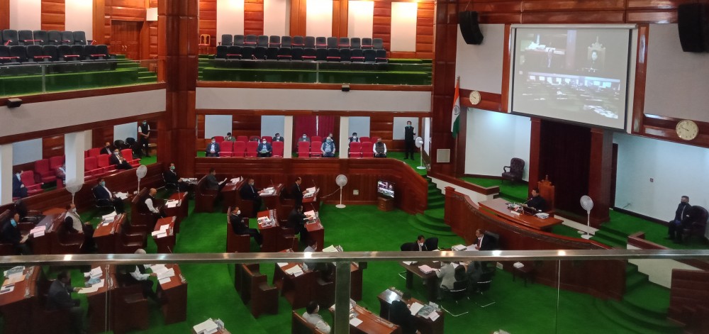 The 6th session of 13th Nagaland Legislative Assembly in progress. (Morung Photo)